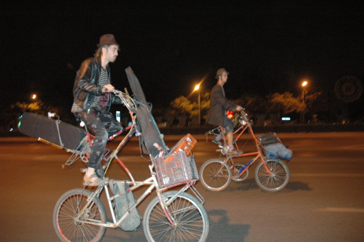tall bike touring