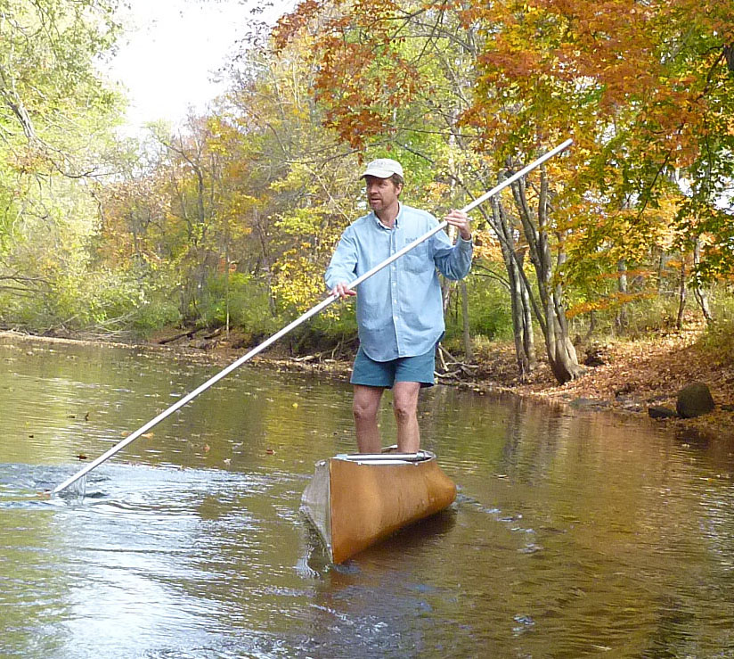 boating / canoe pole: new! aluminum, light, tempered, sup