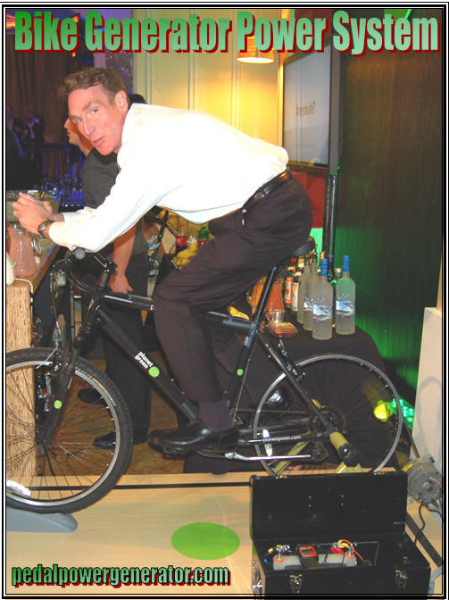 Read more about the article Pedal-powered Electricity Generator