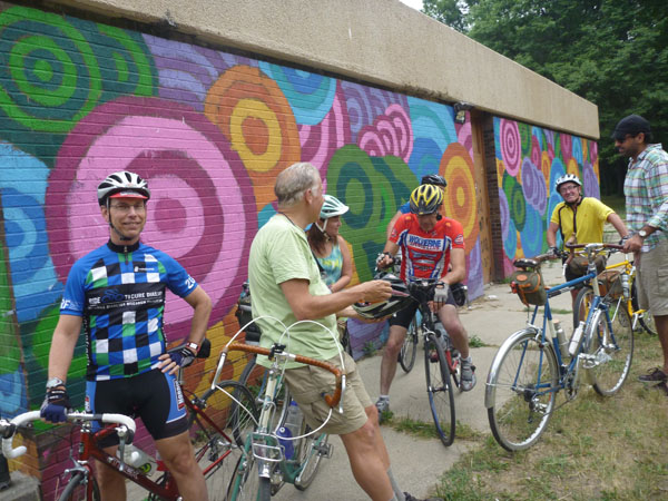 Read more about the article Team OYB at Detroit Critical Mass & Vintage Bike Fest!