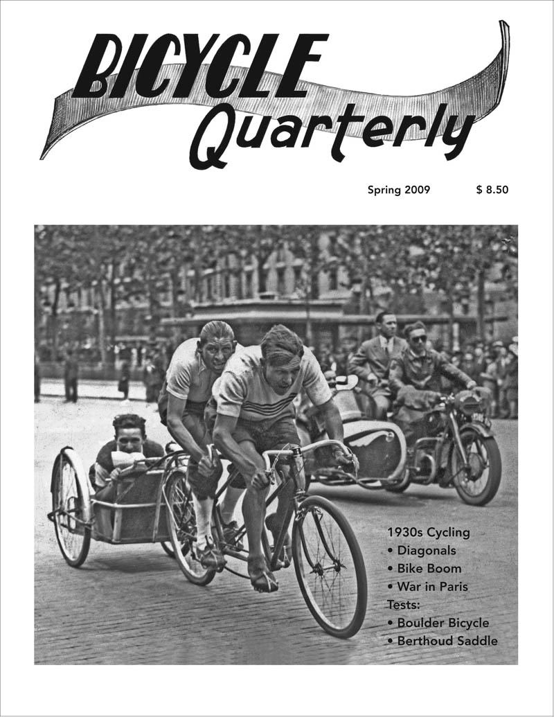 You are currently viewing Bicycle Quarterly: Amazing “Old plus New” Cyclotouring Issue!