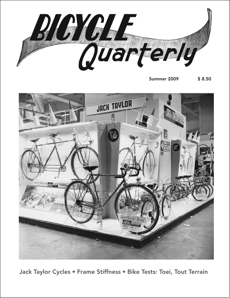 Read more about the article “Bicycle Quarterly” Summer ’09: Huge Jack Taylor family interview!