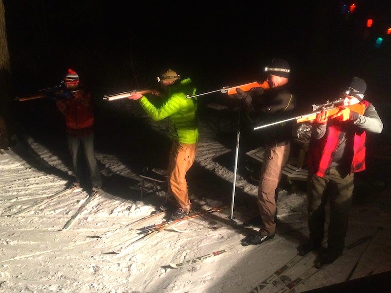 Read more about the article Backyard Biathlon Ski Party! …has it all!