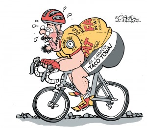 You are currently viewing Patrick “Mad Dog” O’Grady: Bike Ranter and Cartoonist