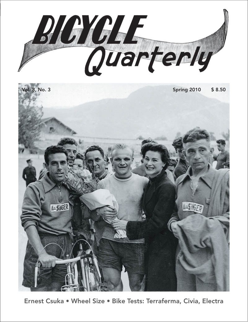 You are currently viewing “Bicycle Quarterly” Spring 2010: issue overview