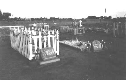 Mexican cemetery near Four Corners