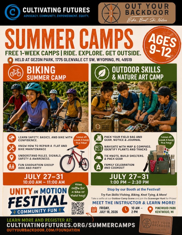OYB is starting a new life! As “Out Your Backdoor School”!